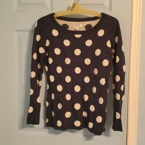 Poka dot sweater